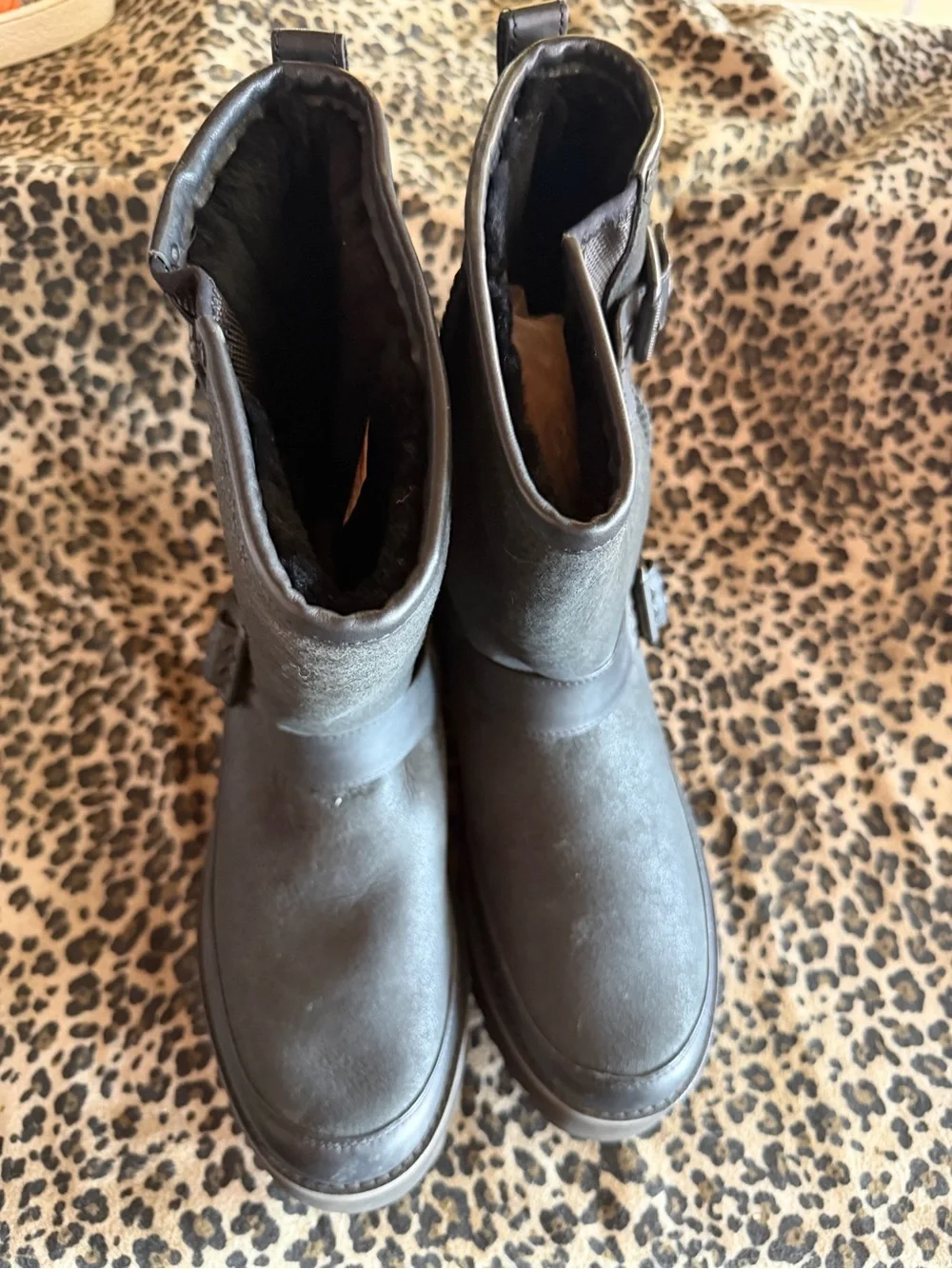 UGG Rebel Biker Platforms